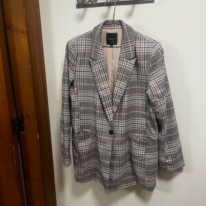 Dynamite colourful Plaid Blazer